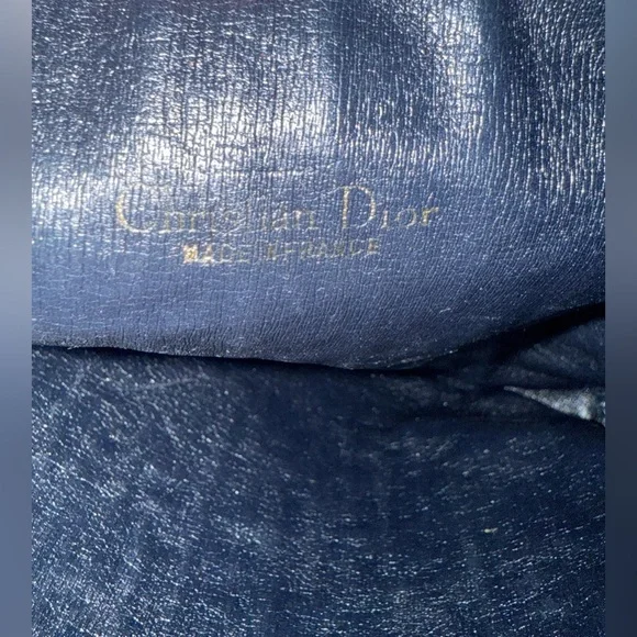 2 Dior bags navy blue trotter vintage set cosmetic bags - Picture 8 of 8